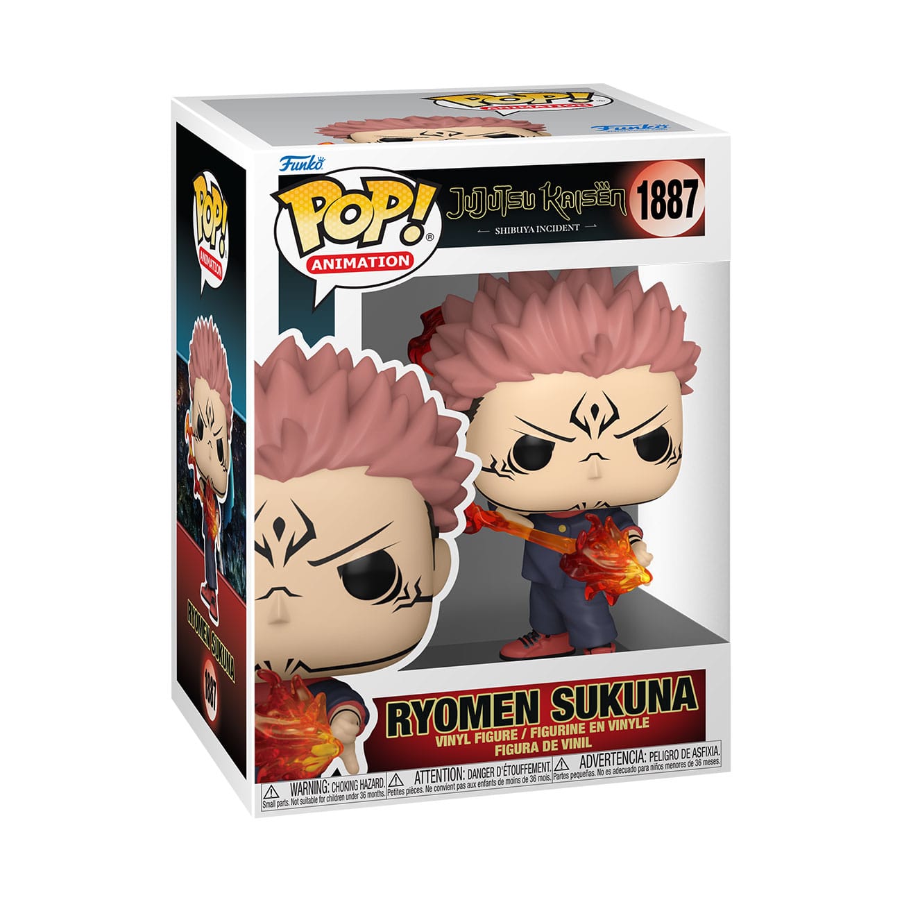 Jujutsu Kaisen POP! Animation Vinyl figurines Sukuna (Fire Arrow) 9 cm