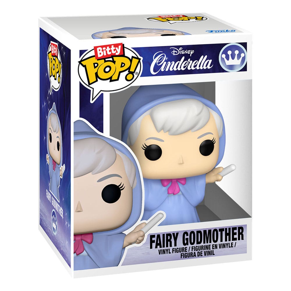 Disney Bitty POP! Display présentoir avec 2 figurines en vinyle Cinderella's Castle