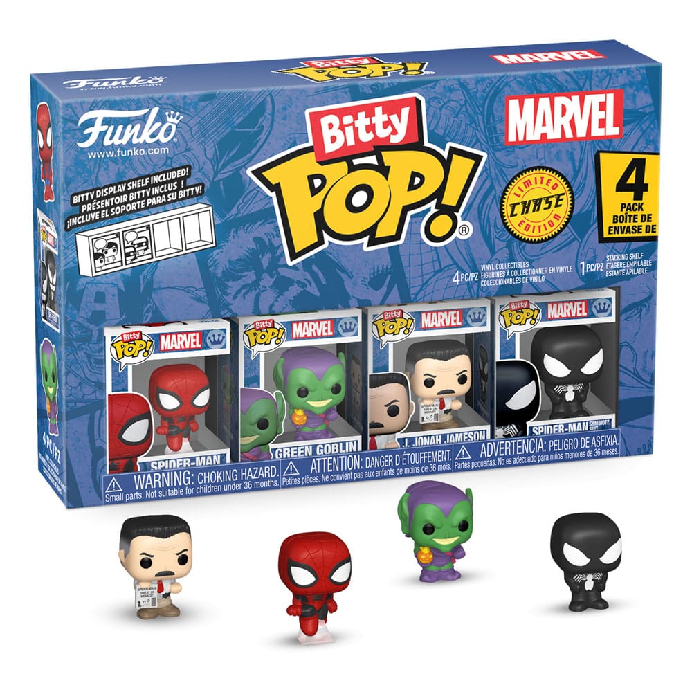 Spider-Man pack 4 figurines Bitty POP! Vinyl Series 1 2 cm