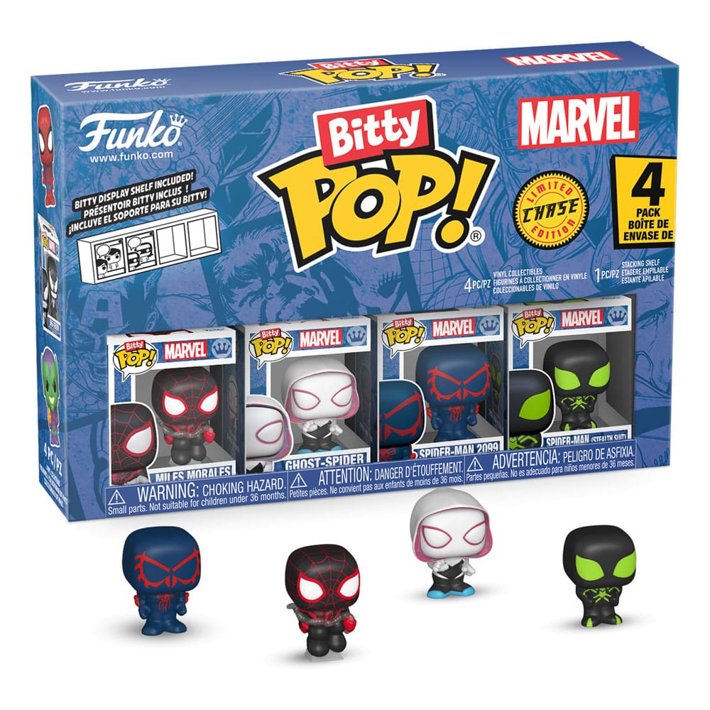Spider-Man pack 4 figurines Bitty POP! Vinyl Series 2 2 cm