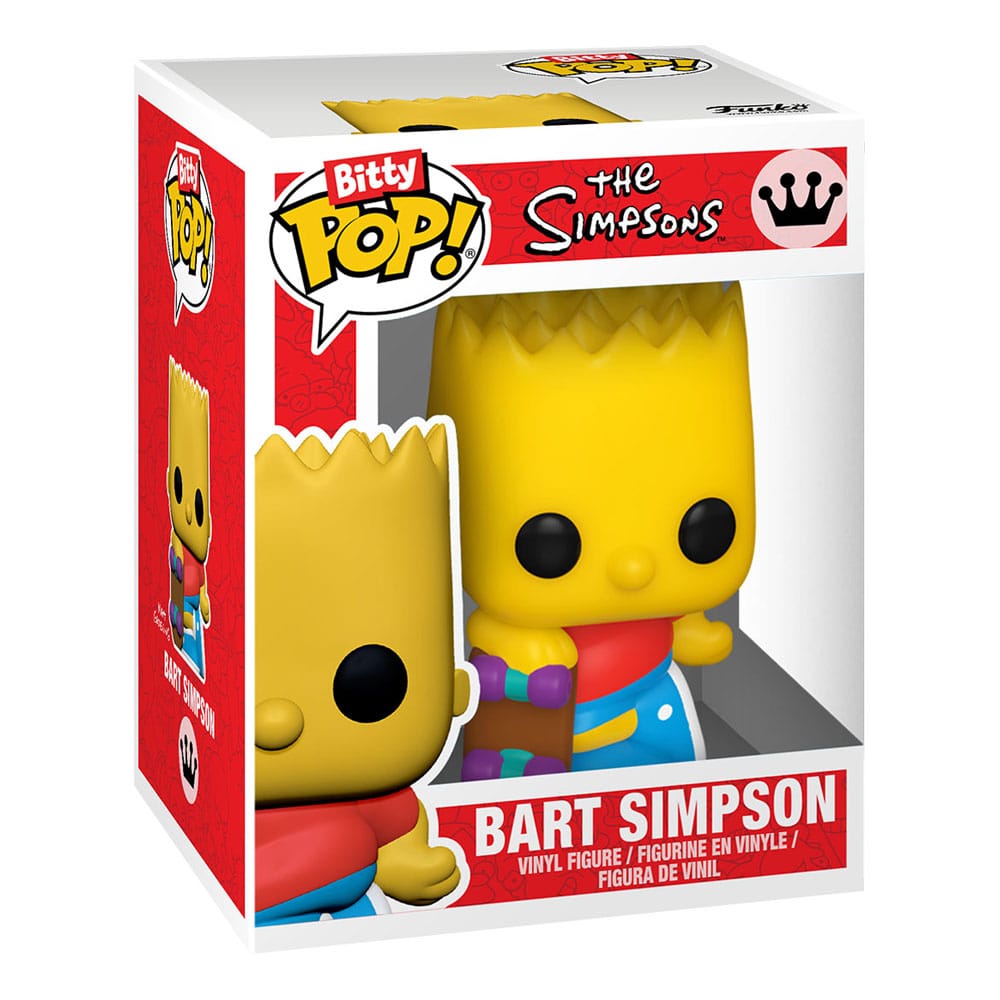 Les Simpson pack 4 figurines Bitty POP! Vinyl Series 1 2 cm