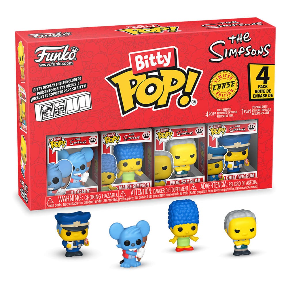 Les Simpson pack 4 figurines Bitty POP! Vinyl Series 2 2 cm