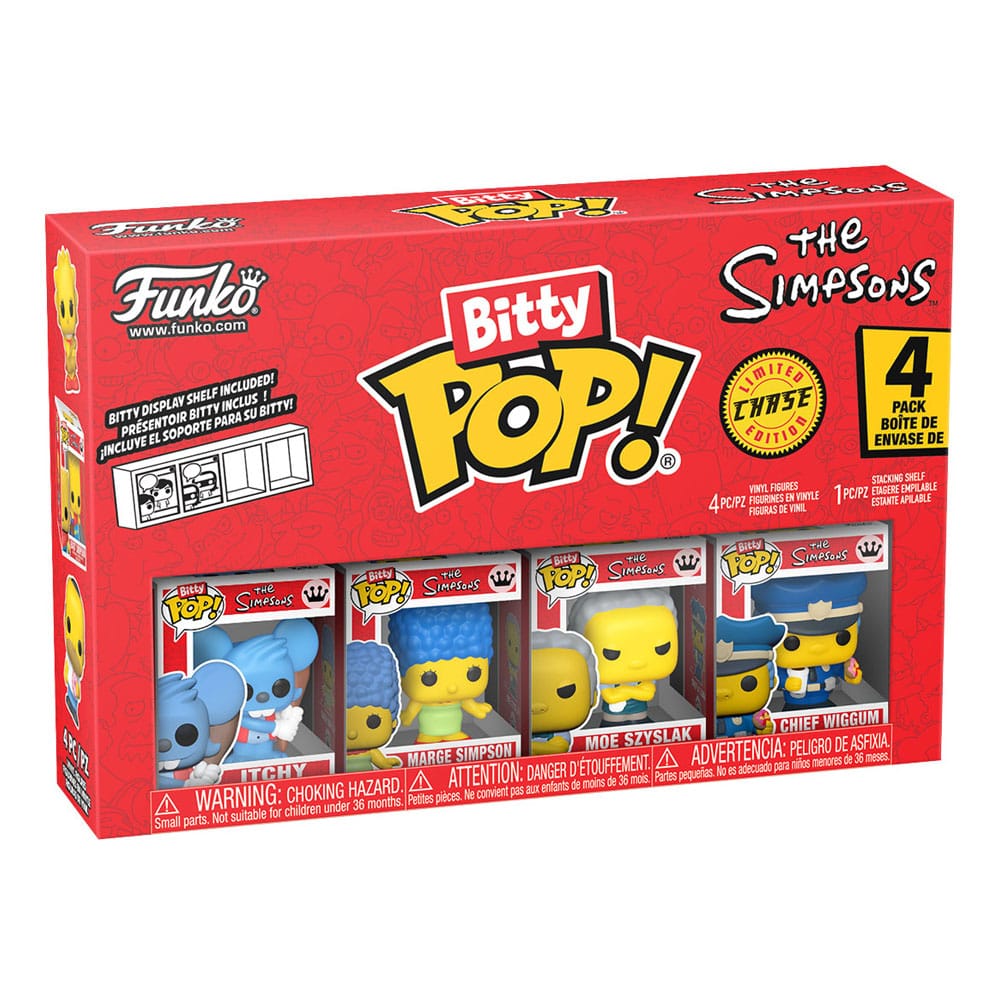 Les Simpson pack 4 figurines Bitty POP! Vinyl Series 2 2 cm