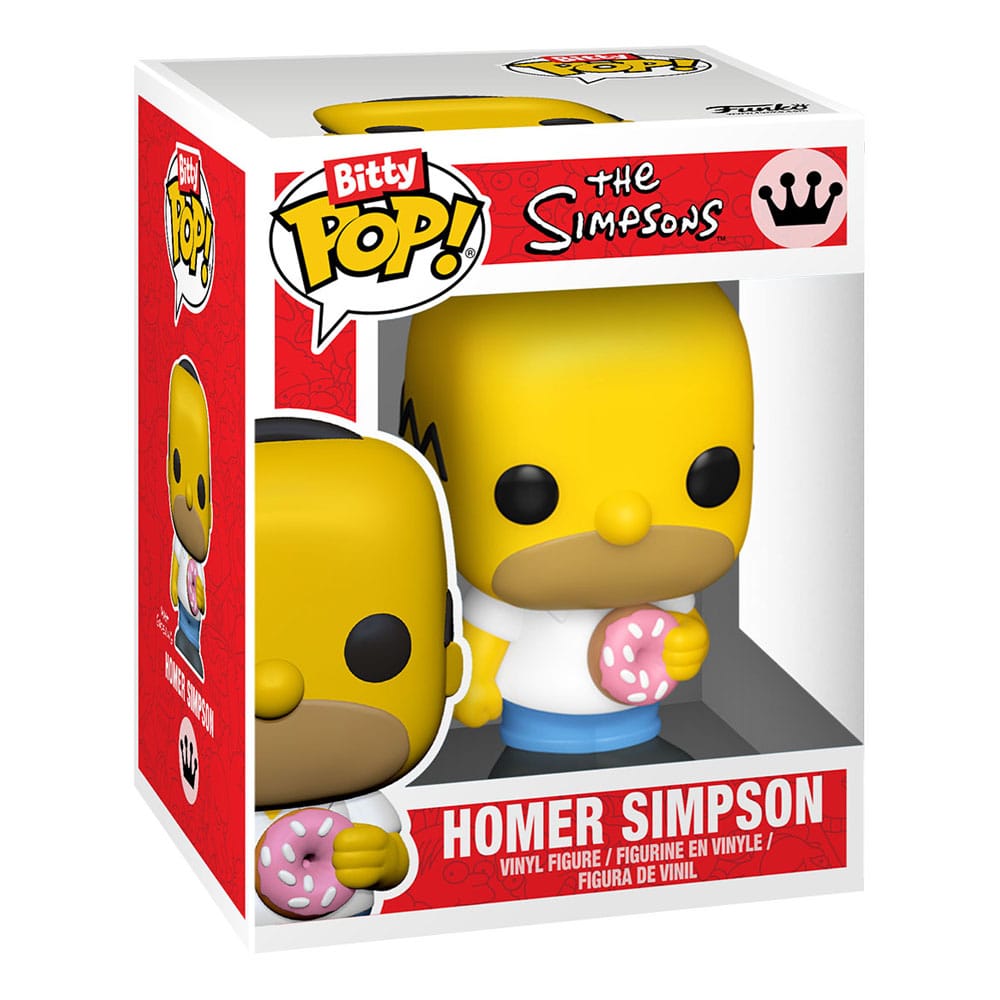 Les Simpson pack 4 figurines Bitty POP! Vinyl Series 3 2 cm