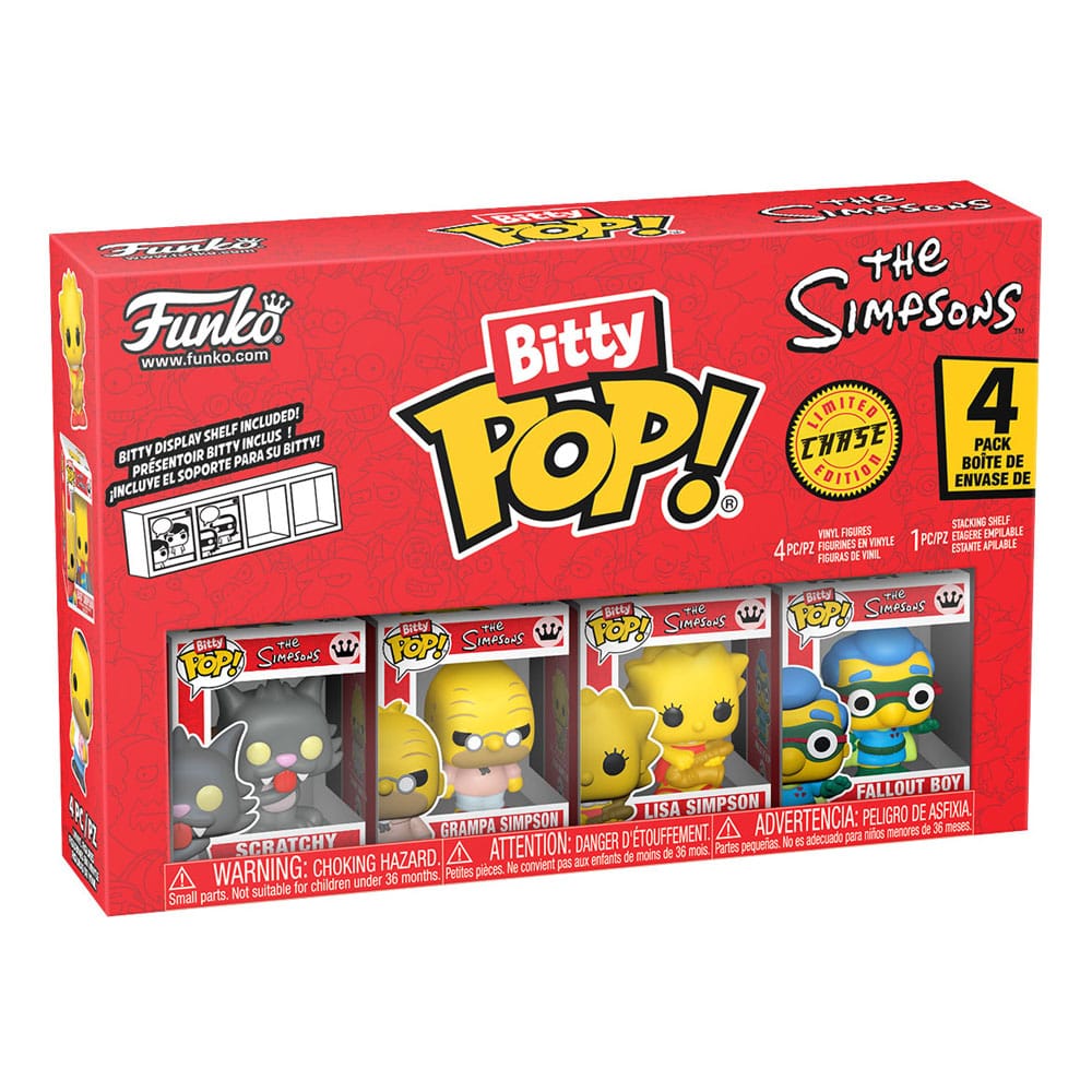 Les Simpson pack 4 figurines Bitty POP! Vinyl Series 4 2 cm