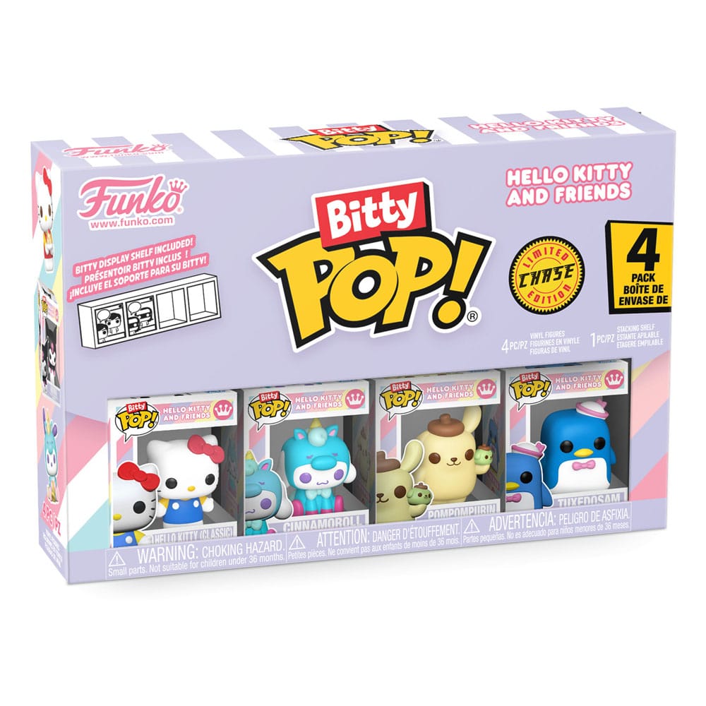 Hello Kitty and Friends pack 4 figurines Bitty POP! Vinyl Series 1 2 cm