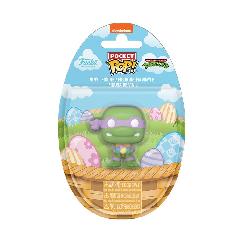 Les Tortues Ninja présentoir figurine Pocket POP! Vinyl Easter Easter Donatello 4 cm (16)