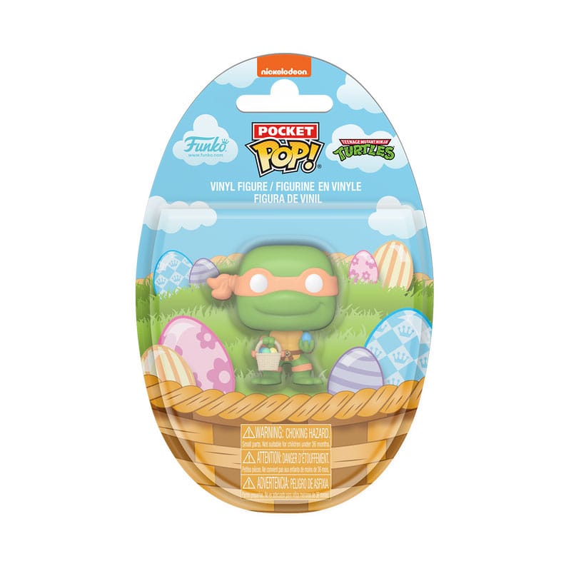 Les Tortues Ninja présentoir figurine Pocket POP! Vinyl Easter Easter Michelangelo 4 cm (16)