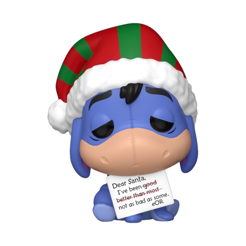 Winnie the Pooh Holiday 2025 porte-clés Pocket POP! Vinyl Eeyore Tree Holiday Box 4 cm