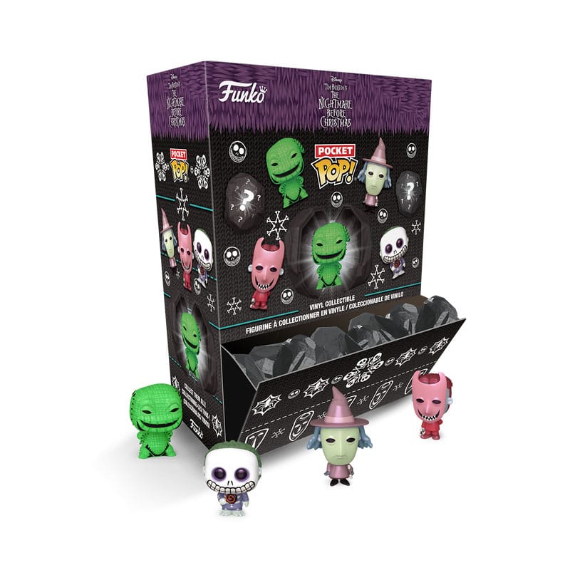 Nightmare before Christmas présentoir figurine Pocket POP! Vinyl Coal 4 cm (12)