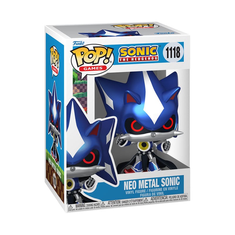 Sonic the Hedgehog POP! Games Vinyl figurine Neo Metal Sonic (MT) 9 cm
