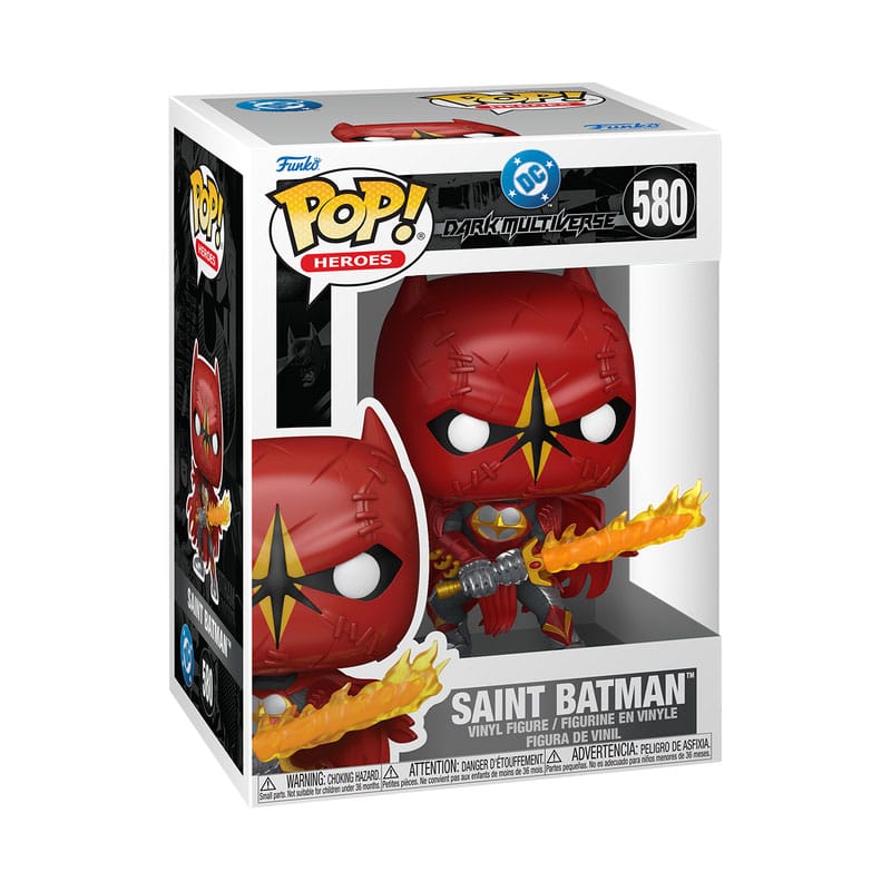 DC Dark Multiverse POP! Heroes Vinyl figurines Saint Batman 9 cm