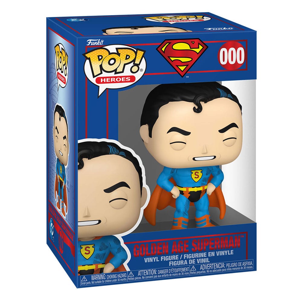 DC Comics POP! Heroes Vinyl figurine Golden Age Superman 9 cm