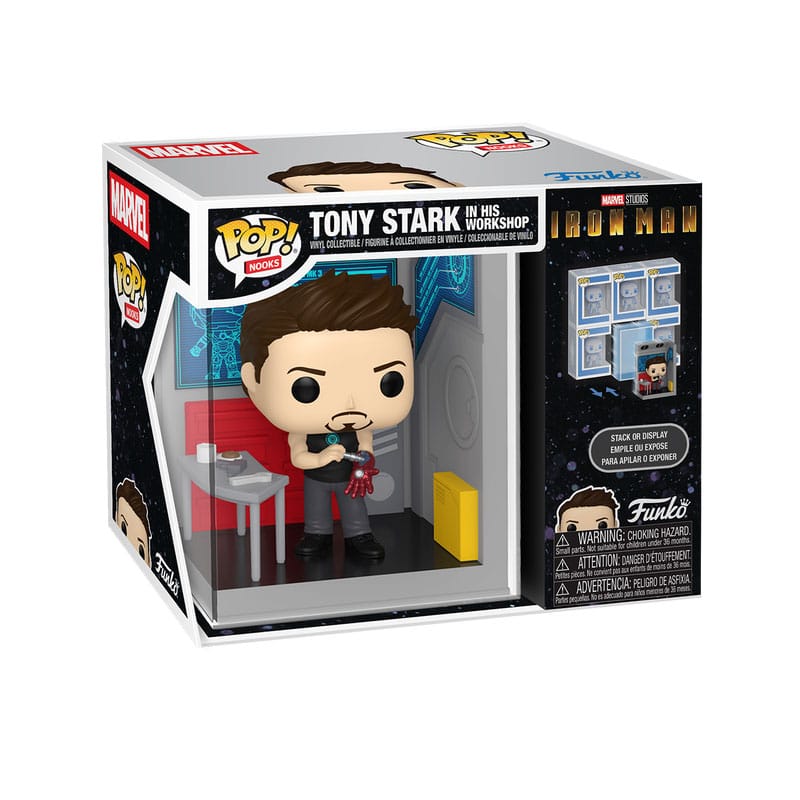 Marvel POP! Nooks Vinyl figurine Tony's Garage 9 cm