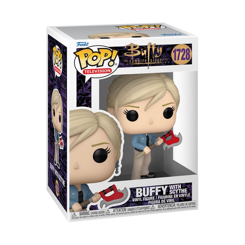 Buffy contre les vampires POP! TV Vinyl figurine Buffy w/Scythe 9 cm