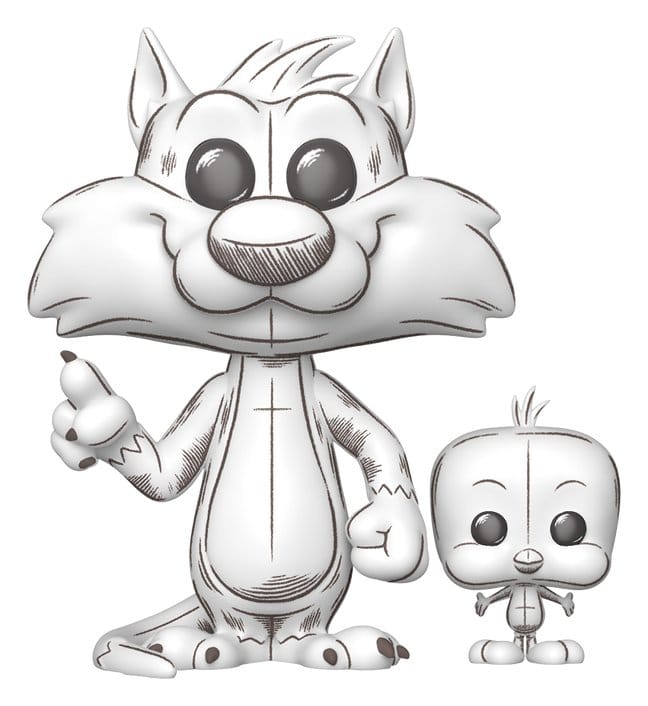 Looney Tunes Figurine POP!&Buddy Animation Vinyl Sylvester&Tweety 9 cm