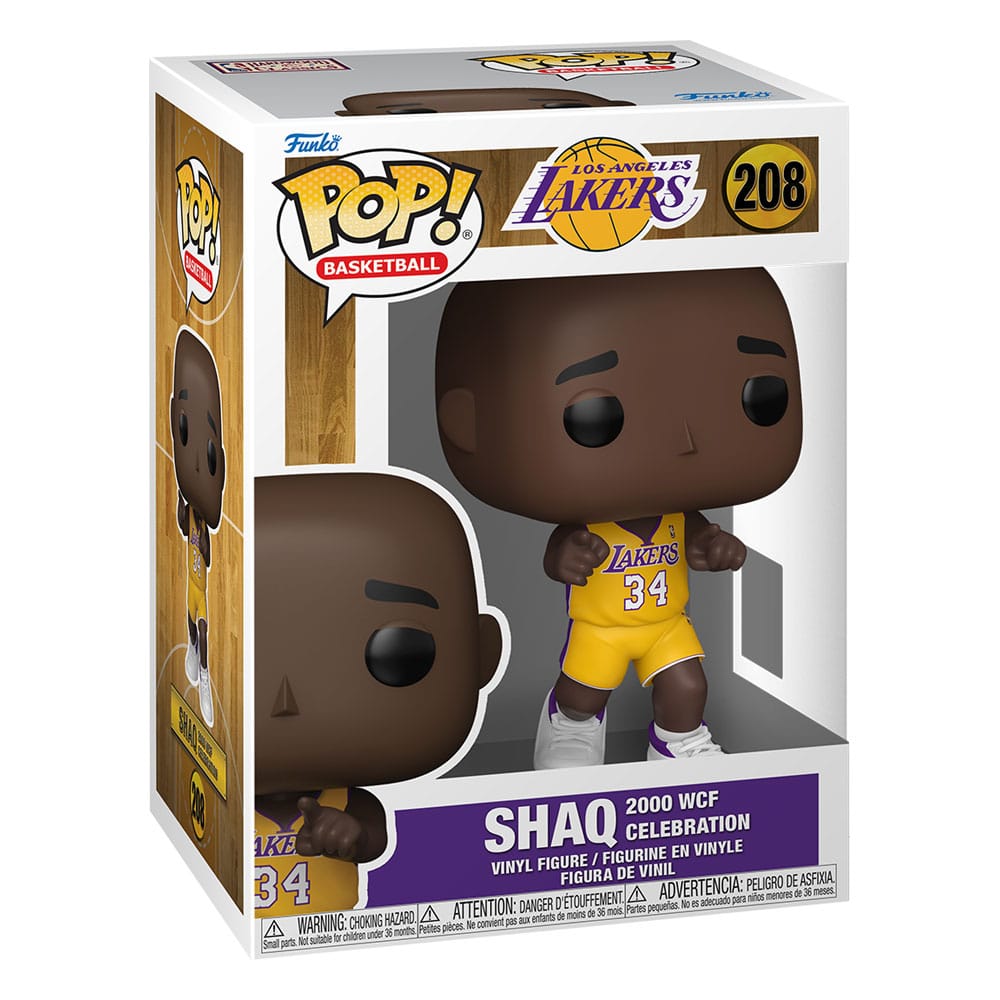 NBA Legends POP! Sports Vinyl Figurine Lakers- Shaq('00 WCF Celebration) 9 cm