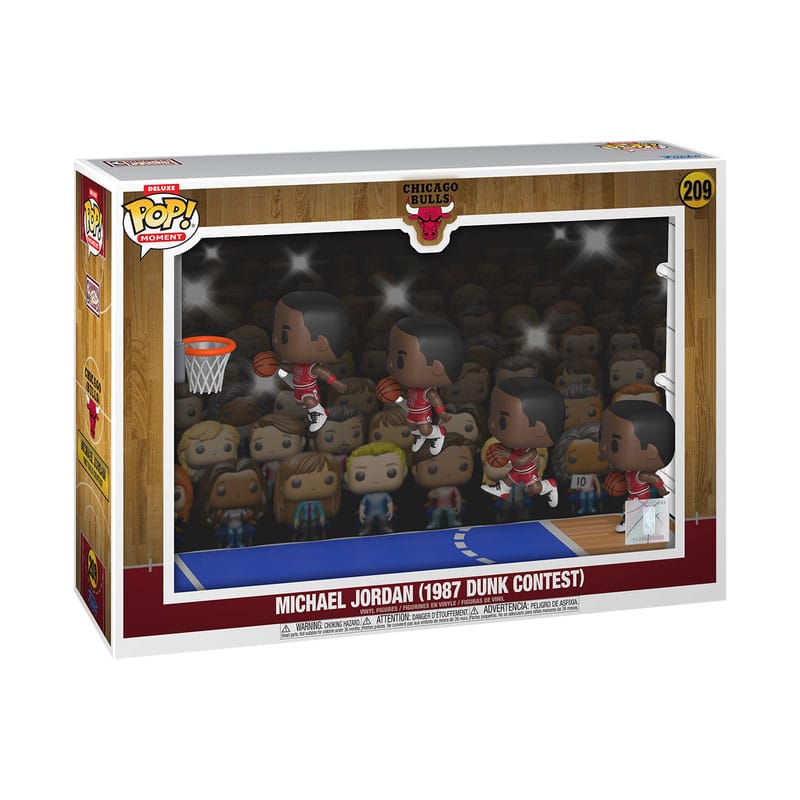 NBA POP Moments Deluxe Vinyl figurines Bulls-MJ('87 Dunk Contest) 9 cm