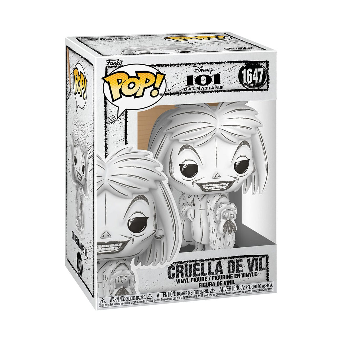 Disney POP! Vinyl figurine Sketched- Cruella De Vil 9 cm