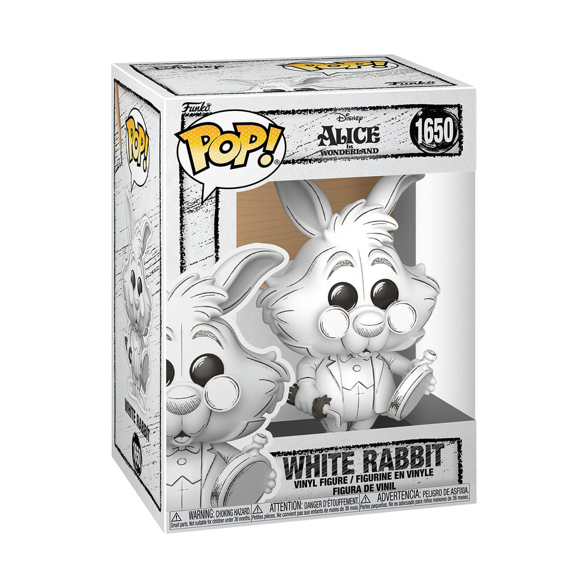 Disney POP! Vinyl figurine Sketched- White Rabbit 9 cm