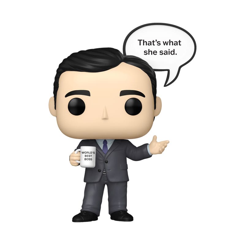 The Office POP! Sayings Vinyl figurine Michael 9 cm
