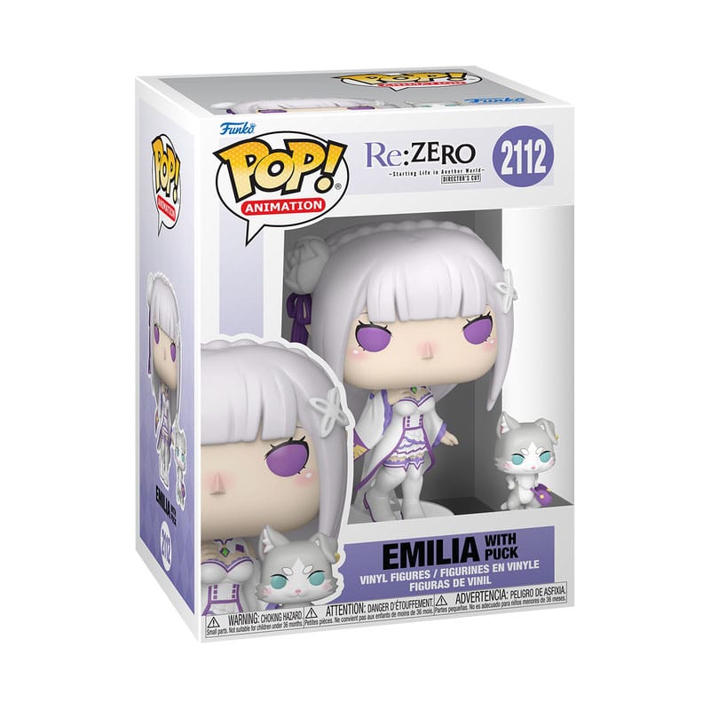 Re:Zero POP!&Buddy Animation Vinyl figurines Emilia w/Puck 9 cm