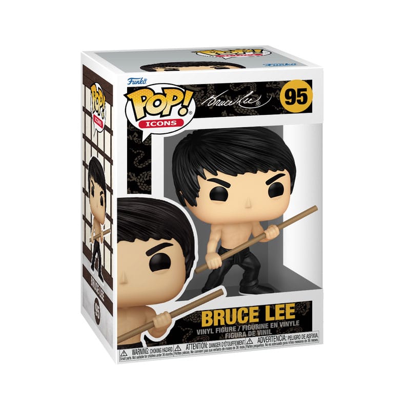 Bruce Lee POP! Icons Vinyl Figurine Bruce Lee(dynamic) 9 cm