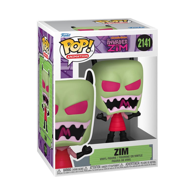 Invader Zim POP! Animation Vinyl figurines Zim 9 cm
