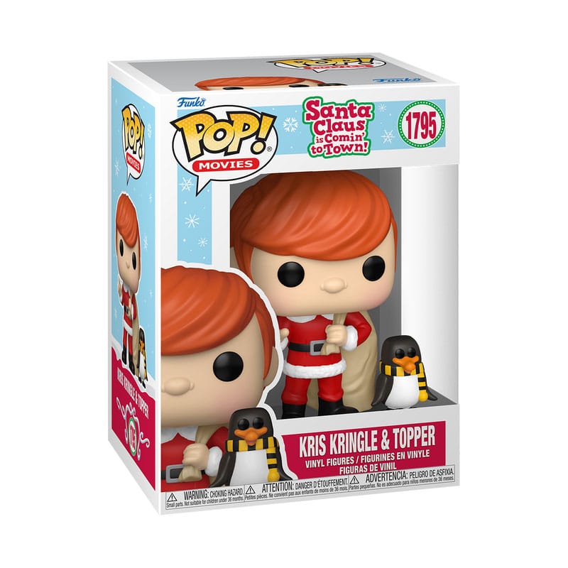 Santa Claus is Comin' to Town Figurine POP&Buddy TV Vinyl Kris w/Topper 9 cm