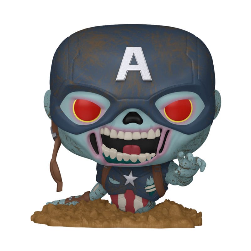 Marvel Zombies POP! Marvel Vinyl figurine Captain America 9 cm