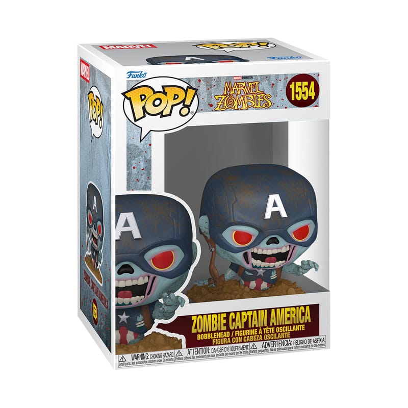 Marvel Zombies POP! Marvel Vinyl figurine Captain America 9 cm