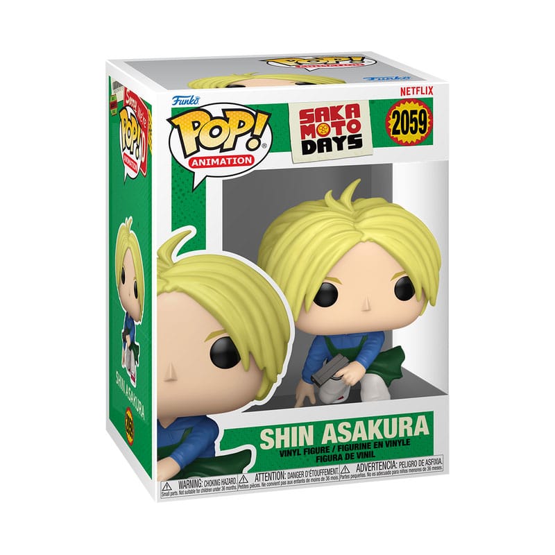 Sakamoto Days POP! Animation Vinyl figurines Shin 9 cm