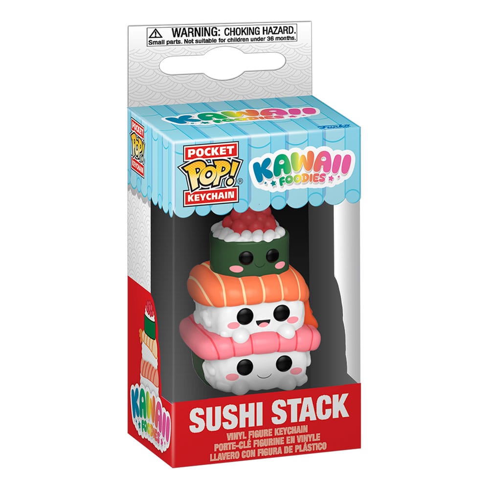 Kawaii Foodies présentoir porte-clés Pocket POP! Vinyl Sushi Stack 4 cm (12)