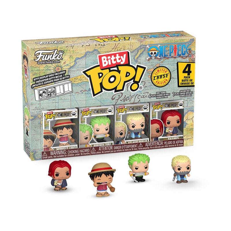 Funko Bitty Pop! 4-Pack: One Piece - Monkey D. Luffy