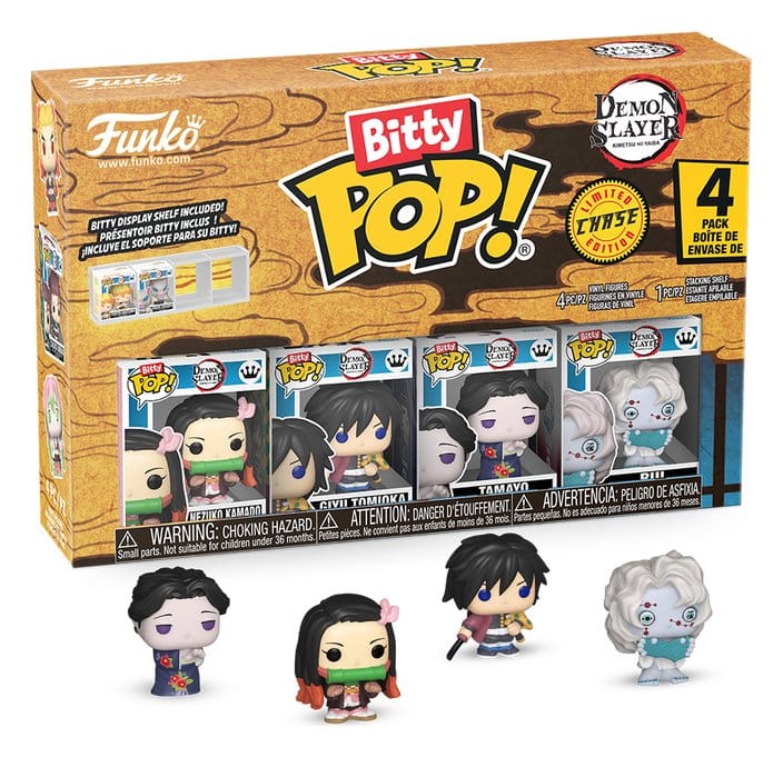 Demon Slayer: Kimetsu no Yaiba pack 4 figurines Bitty POP! Vinyl Nezuko 2,5 cm