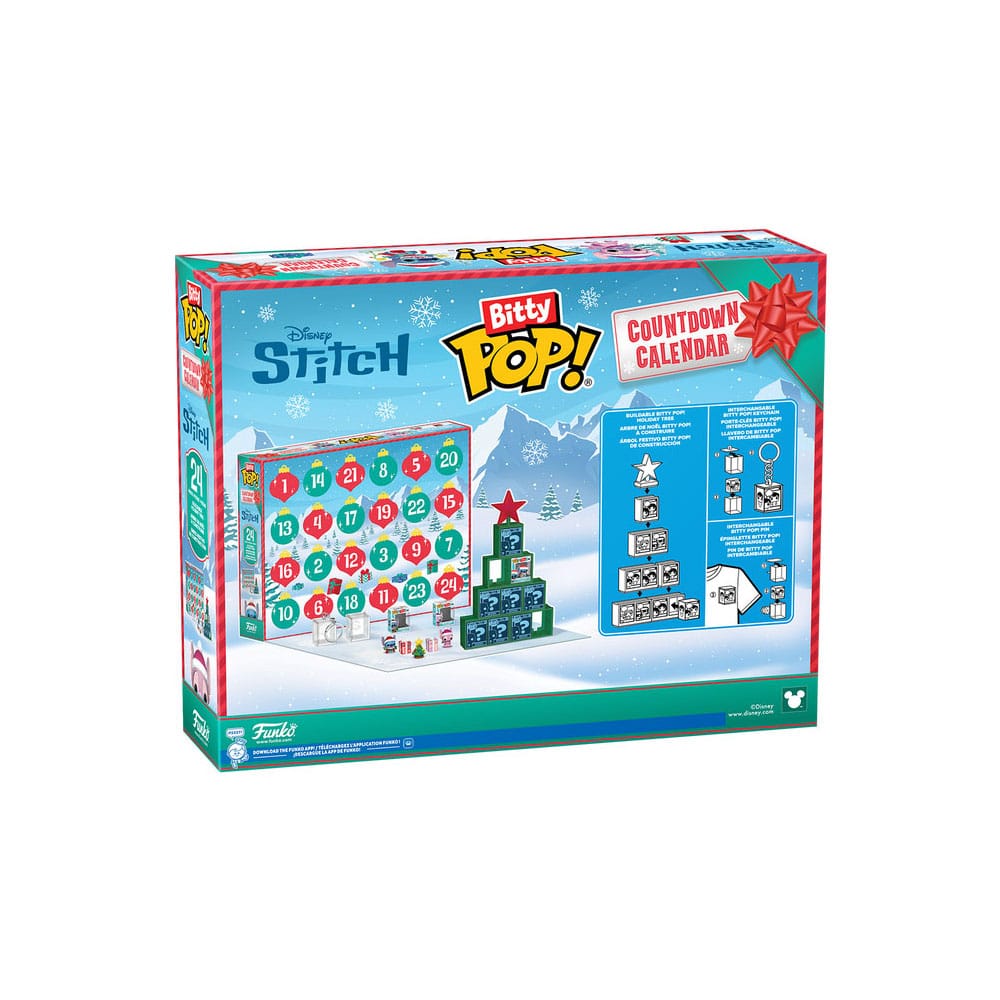 Disney Bitty POP! calendrier de l´avent 24 Day Countdown Stitch Holiday