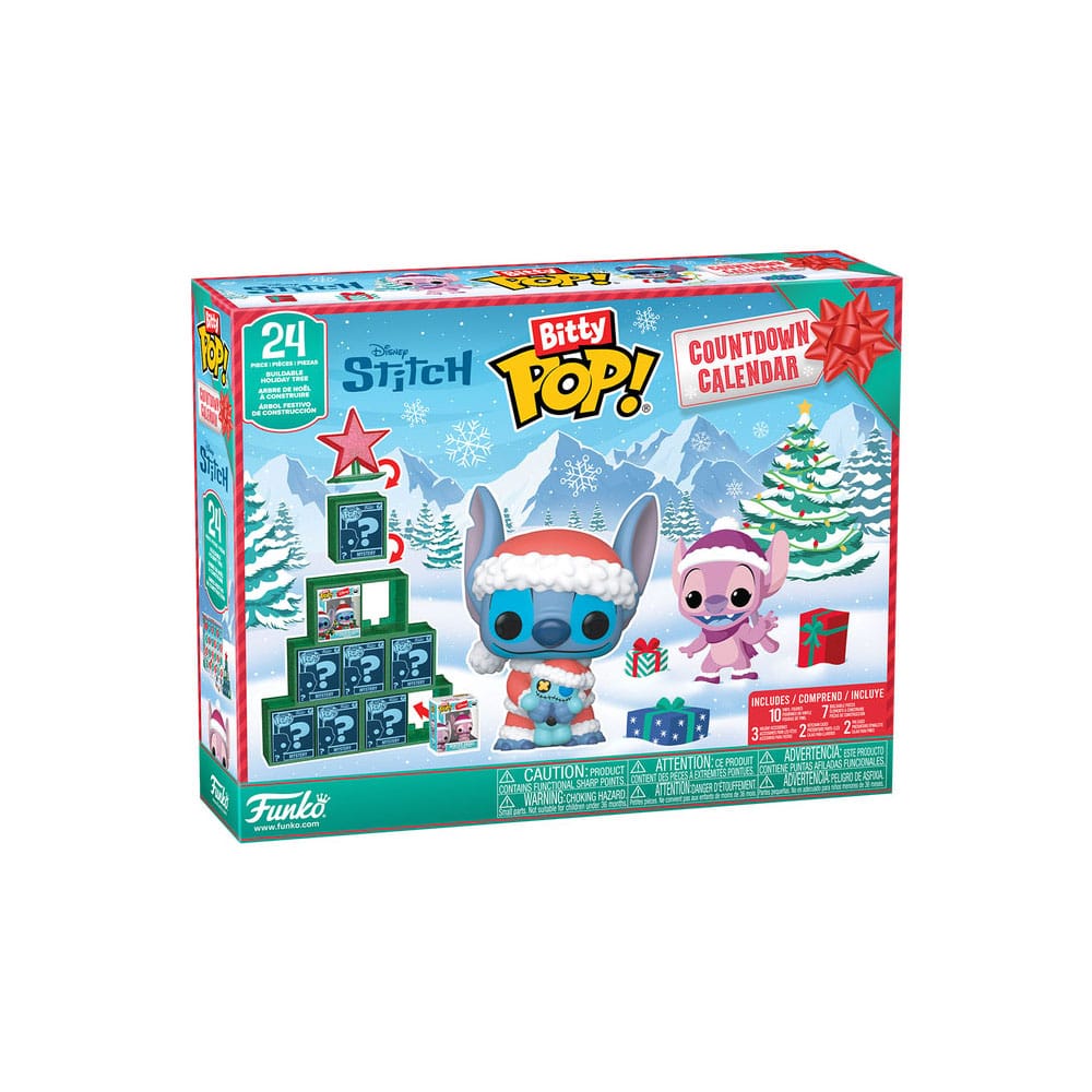 Disney Bitty POP! calendrier de l´avent 24 Day Countdown Stitch Holiday