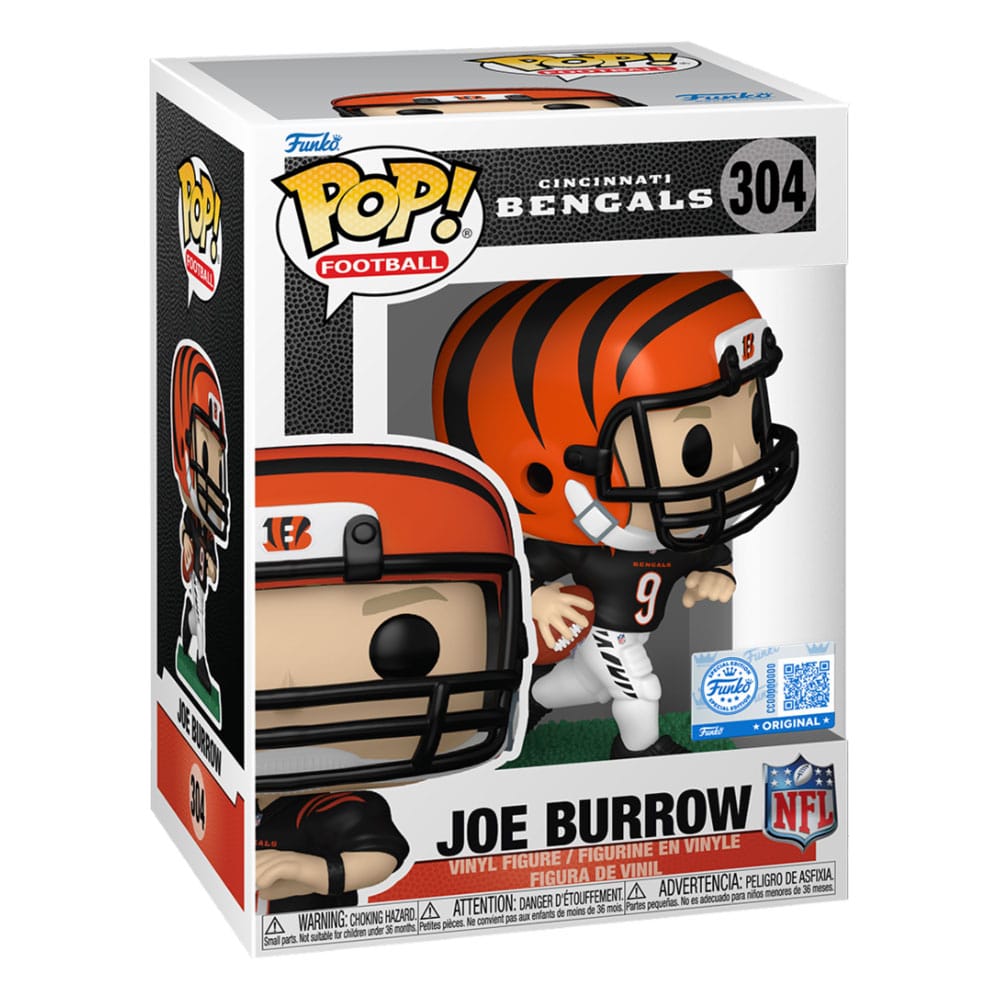 NFL: Legends POP! Sports Vinyl figurine Bengals- Joe Burrow(BK JRSY) 9 cm