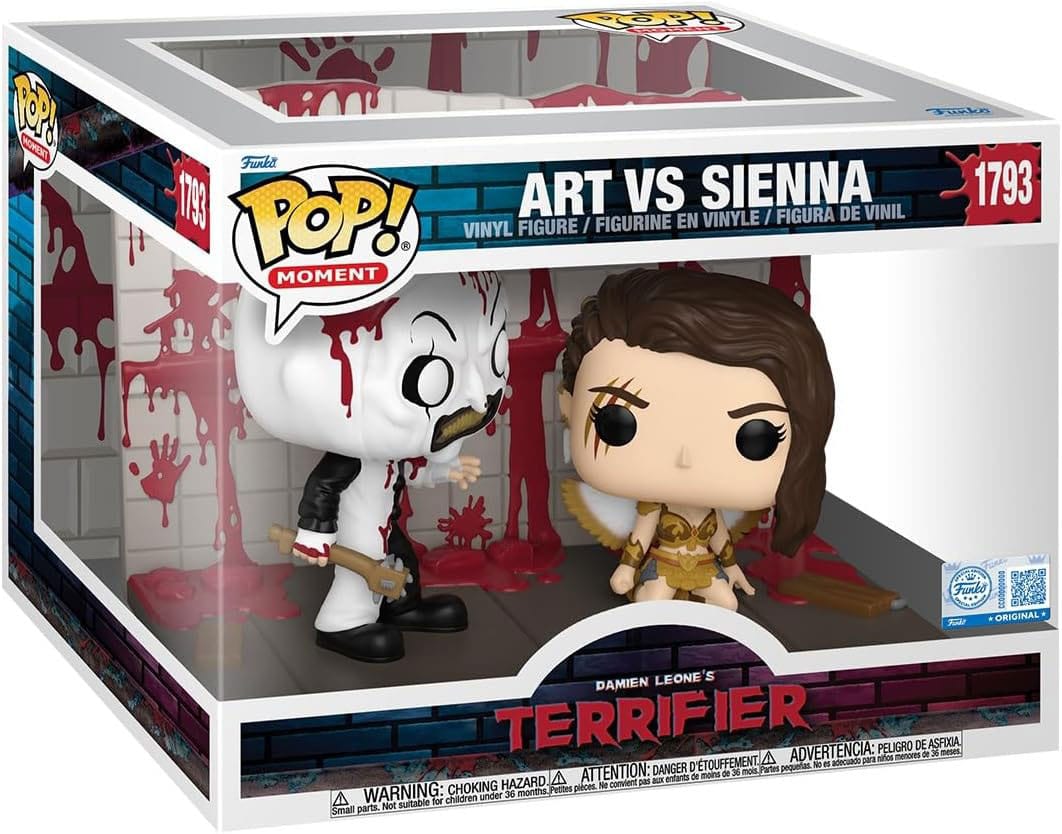 Terrifier 2 POP Moments Vinyl figurines Art vs Sienna 9 cm