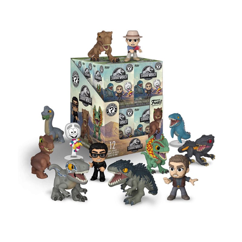 Jurassic World présentoir Mystery Minis figurines P&W 5 cm (12)