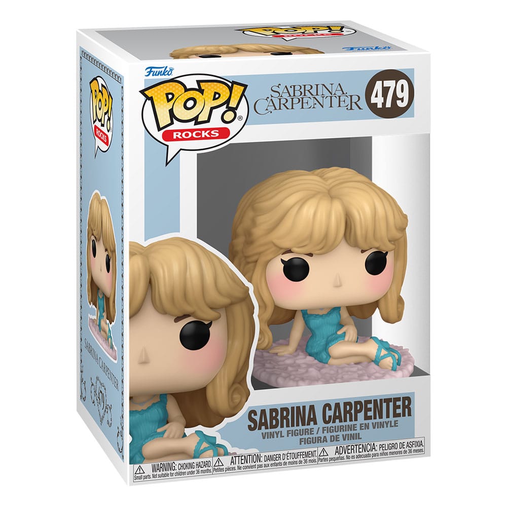 Sabrina Carpenter POP! Rocks Vinyl figurine Sabrina in Night Gown 9 cm