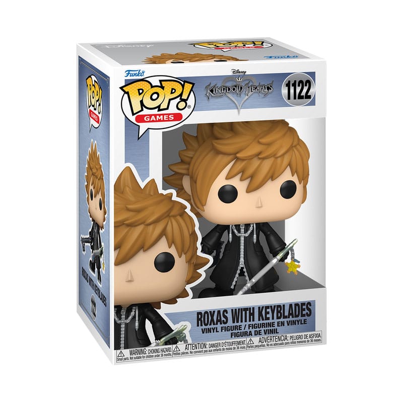 Kingdom Hearts POP! Games Vinyl figurine Roxas w/Keyblades 9 cm