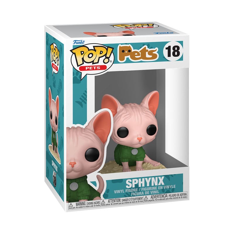 Funko-Legacy POP! Pets Vinyl figurine Sphinx Cat 9 cm