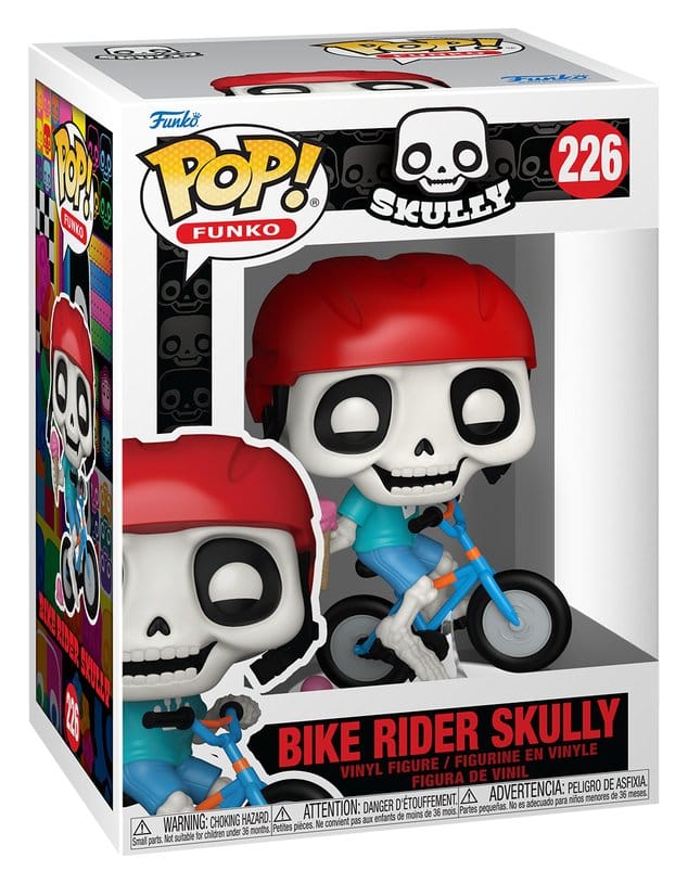 Funko Legacy POP! Icons Vinyl figurine Bike Rider Skully 9 cm