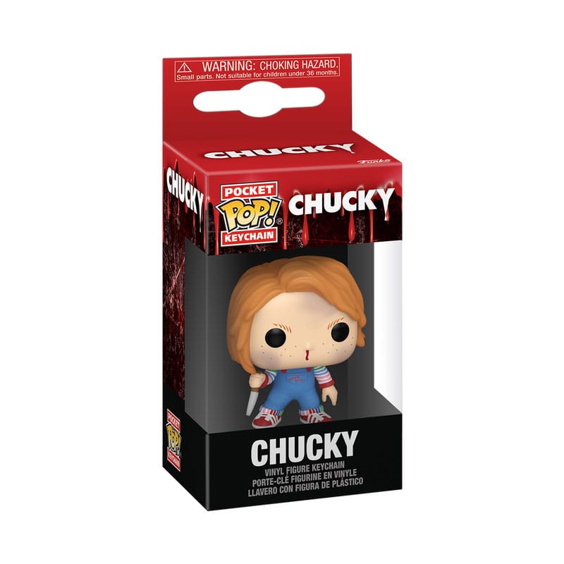Jeu d'enfant présentoir porte-clés Pocket POP! Horror Chucky 4 cm (12)