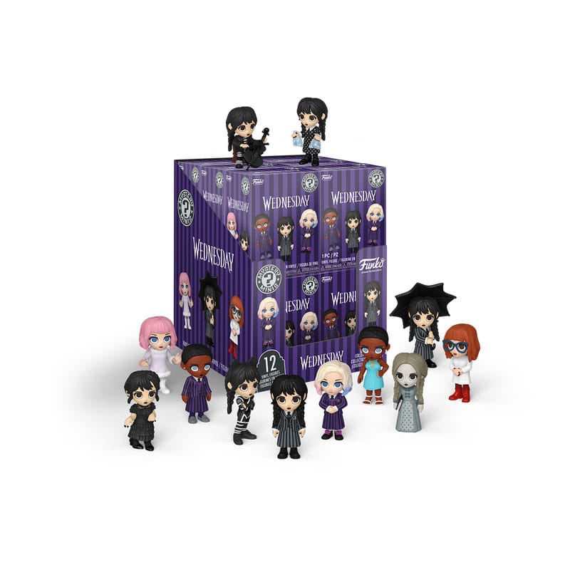 Wednesday présentoir Mystery Minis figurines PDQ 5 cm (12)