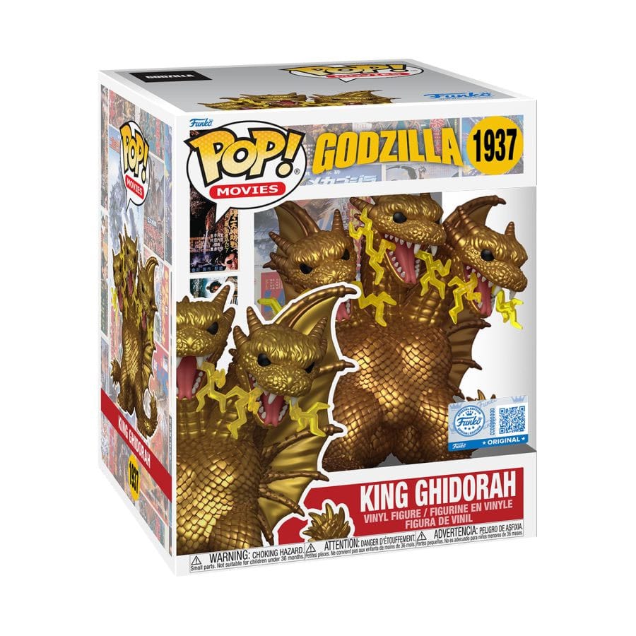 *heo Exclusive Edition* Godzilla Figurine Super Sized POP! Movies Vinyl King Ghidora (Electric) 15 cm