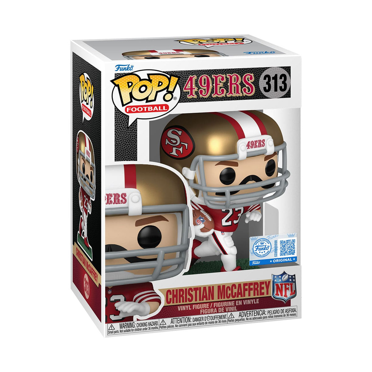 NFL: Legends POP! Sports Vinyl figurine 49ers- Christian McCaffrey (TB) 9 cm