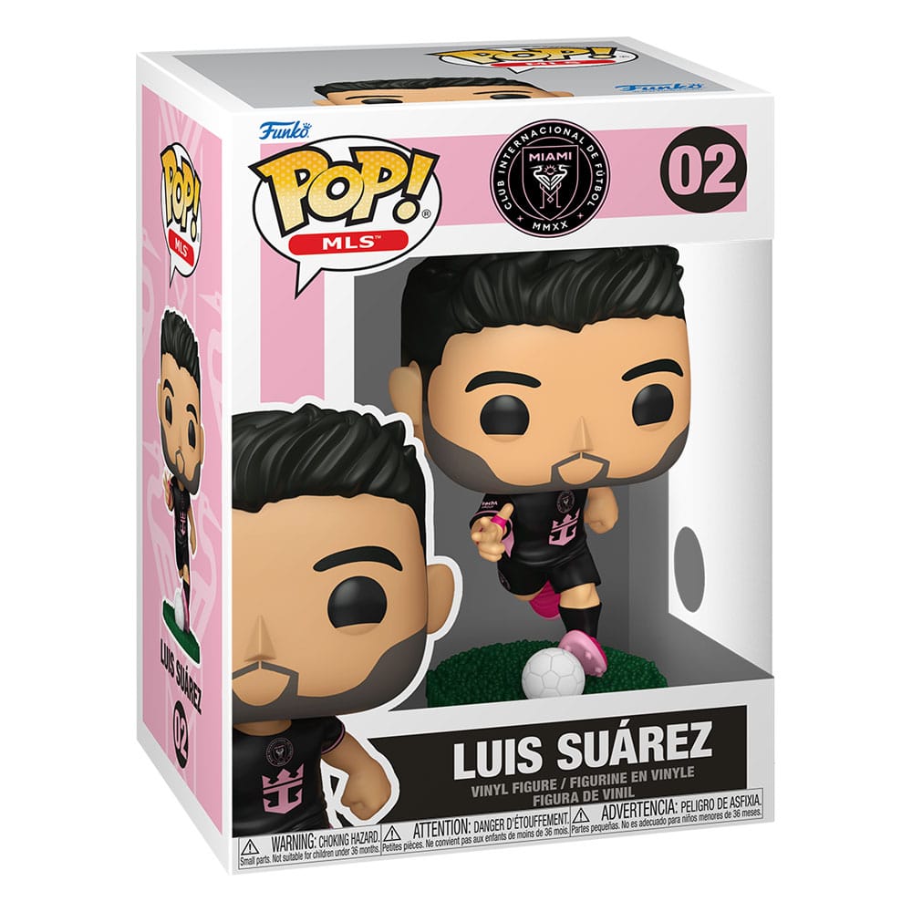 MLS POP! Sports Vinyl figurine Inter Miami- Luis Suarez(away) 9 cm
