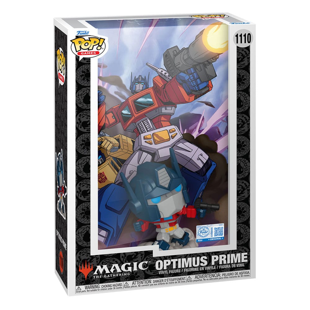 Transformers X MTG POP! Comic Covers Vinyl Figurine Optimus Prime (Magic the Gathering) 9 cm